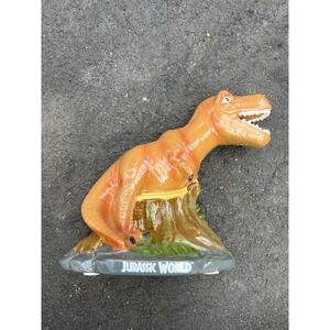 Jurassic World T Rex Dinosaur Piggy Bank Tree Stump Base Decor‎